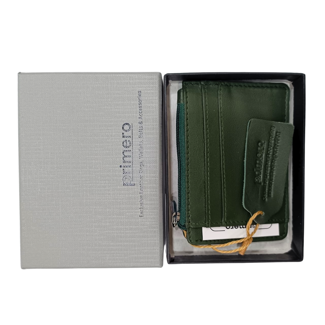 Primero Wallet with Card Holder Green