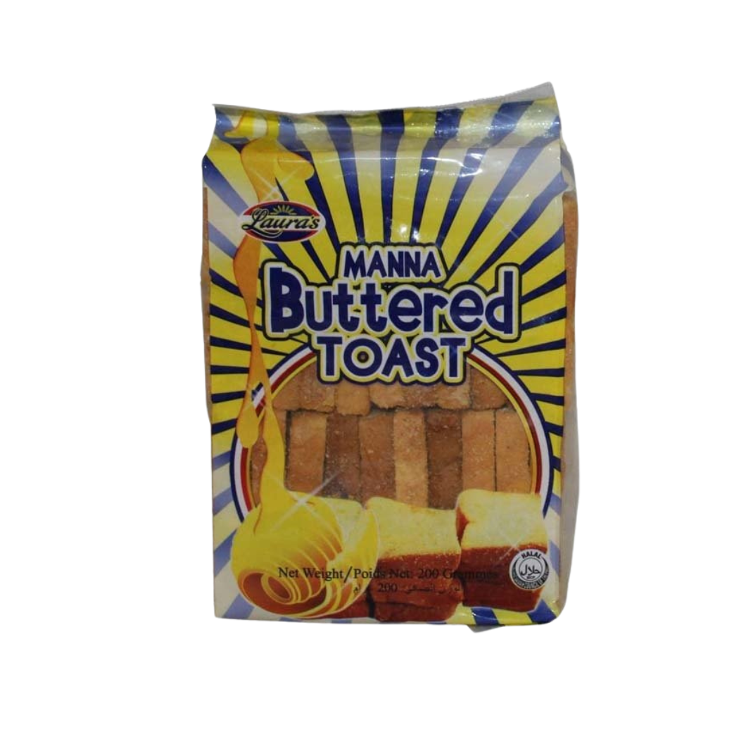 Laura&#39;s Manna Buttered Toast 200g