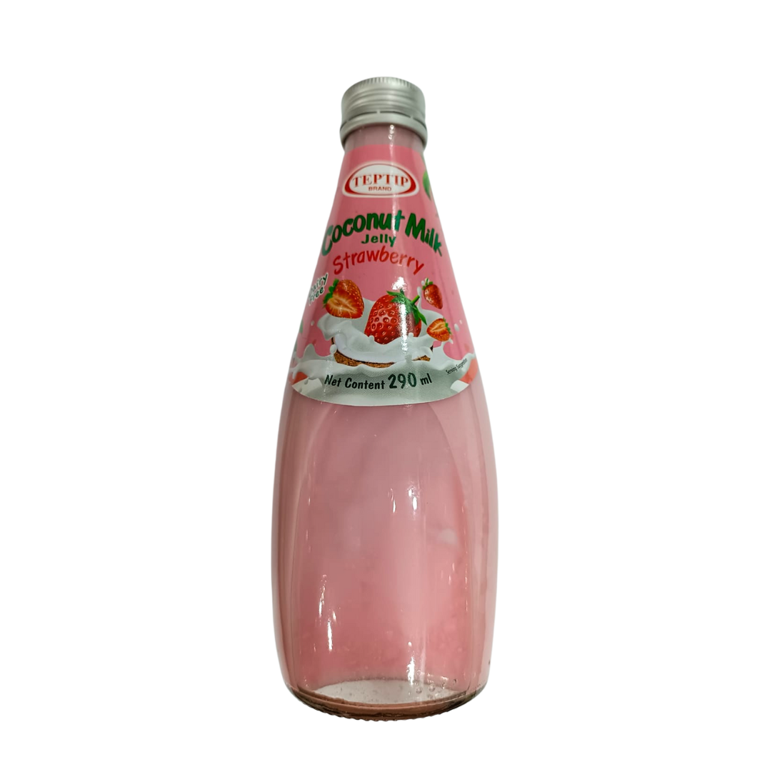 Teptip Coconut Milk Strawberry Jelly 290ml