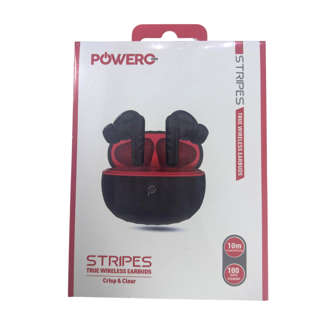 Powero Stripes Wireless Earbuds