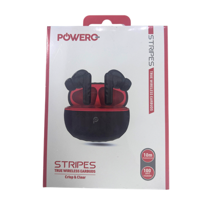 Powero Stripes Wireless Earbuds