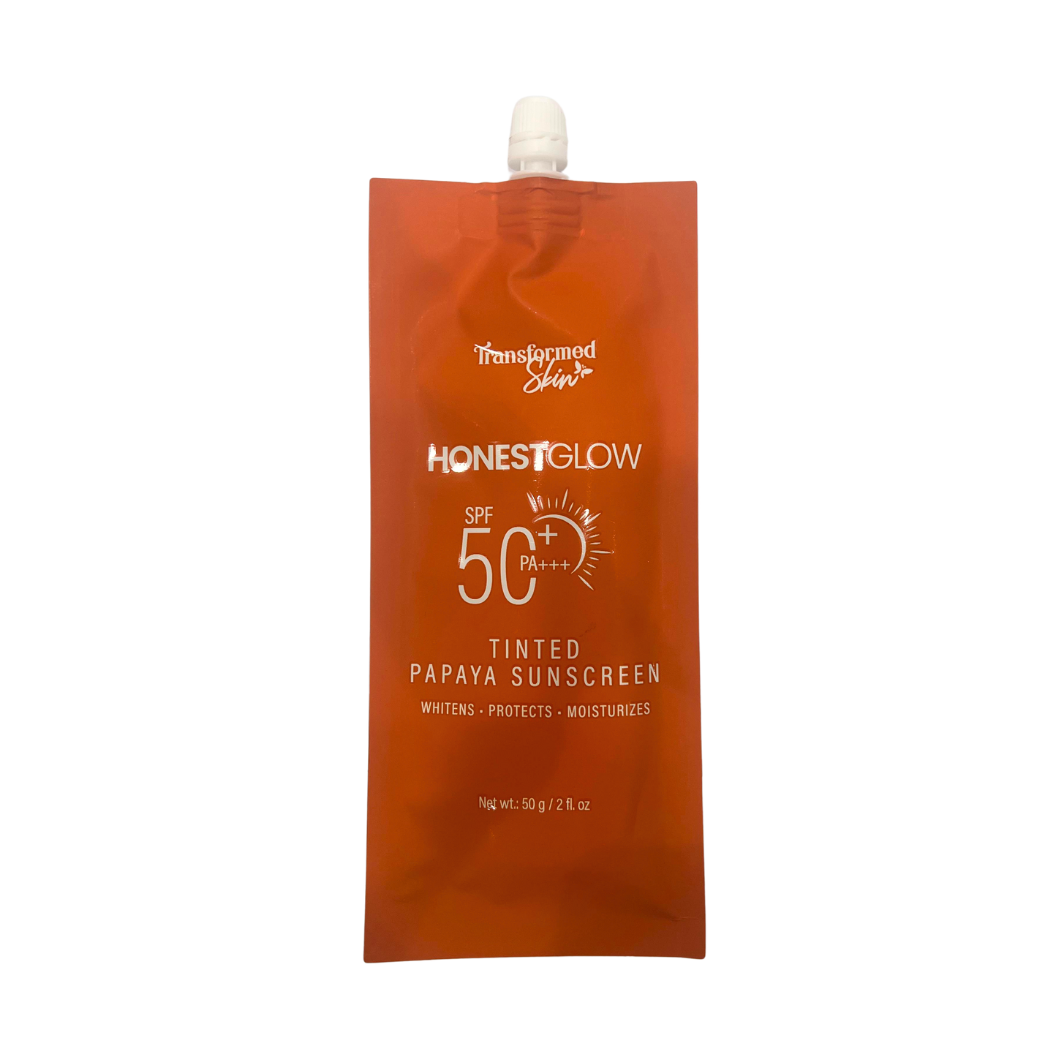 Transformed Honest Glow Tinted Papaya Sunscreen SPF50 50g