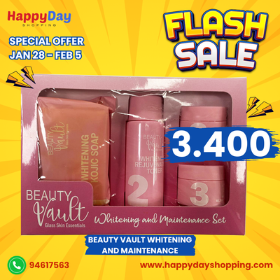 FLASH SALE: BEAUTY VAULT PINK