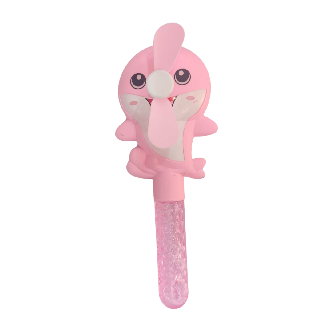Pink Fan with Bubble