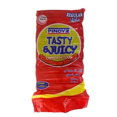Pinoyz Tasty &amp; Juicy Chicken Hotdog (REGULAR) - 1KG