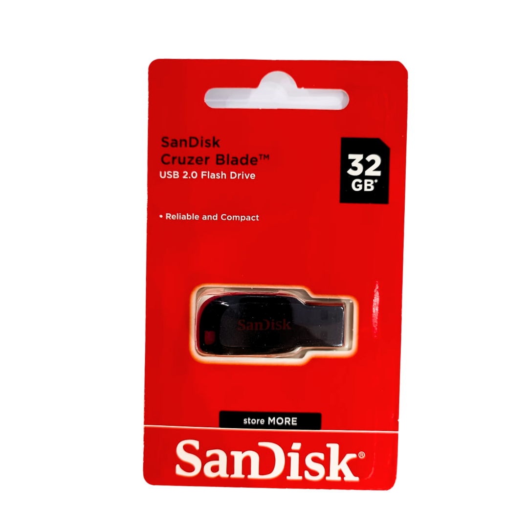 San Disk USB Flash Drive 32GBac