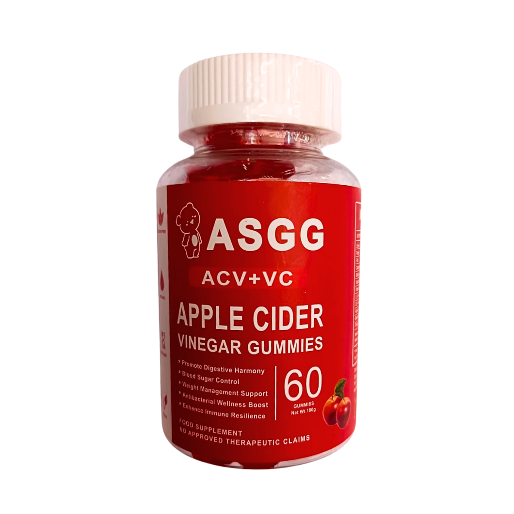 ASGG Apple Cider Vinegar Gummies 60pc