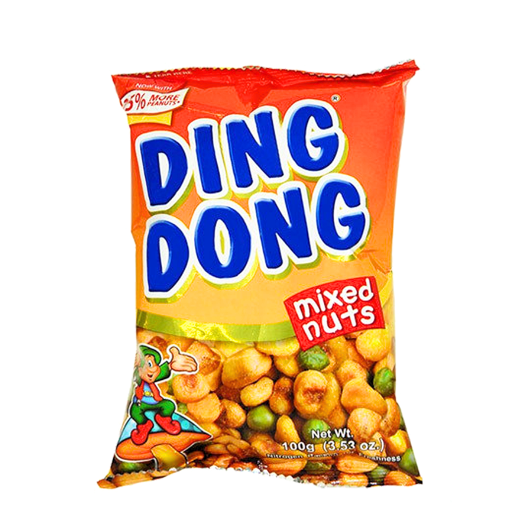 Ding Dong Mixed Nuts 100g (orange)