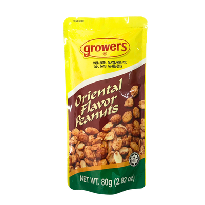 Growers Oriental Flavor Peanuts 80g