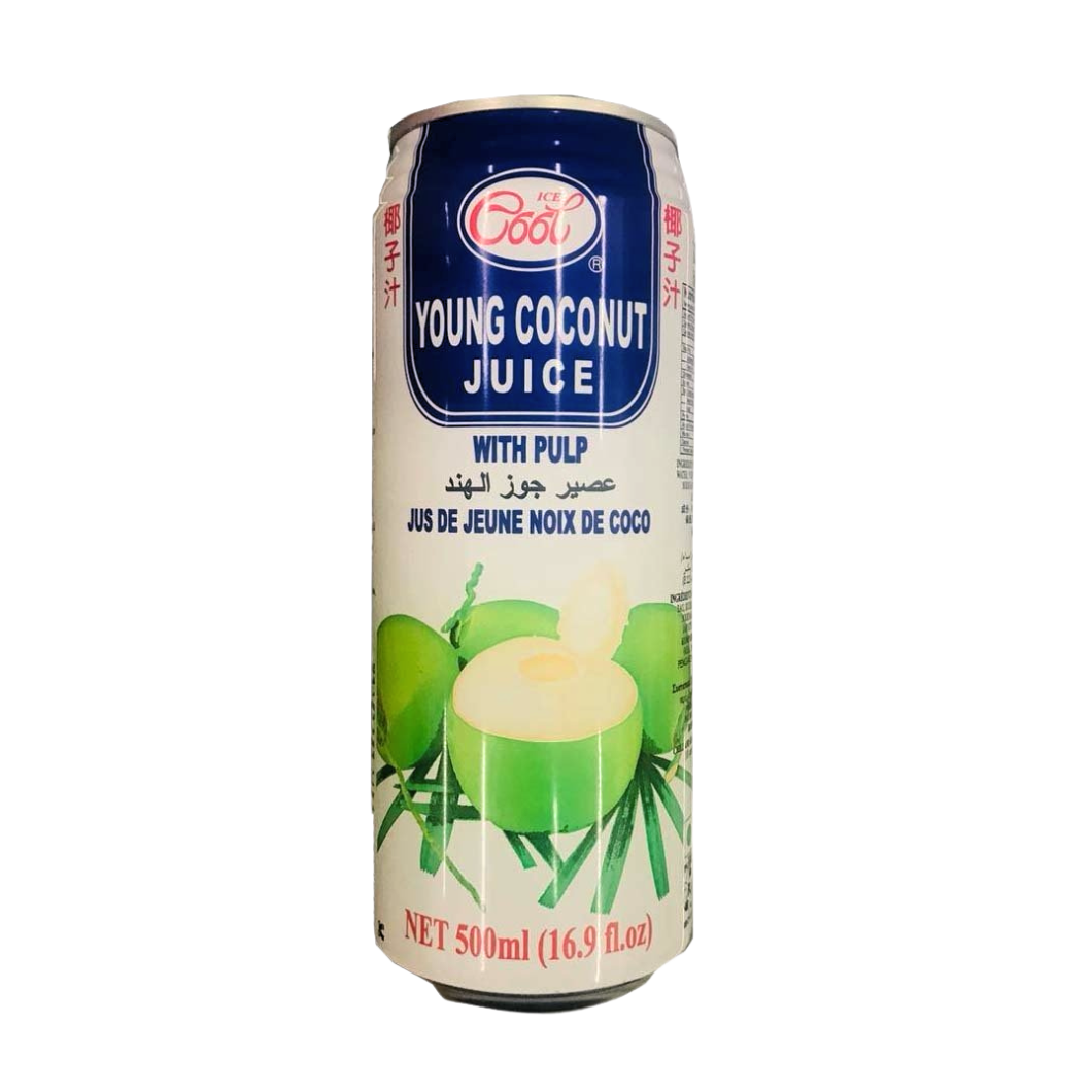 Ice Cool Young Coconut Juice with Pulp 500ml