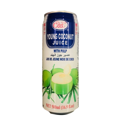 Ice Cool Young Coconut Juice with Pulp 500ml