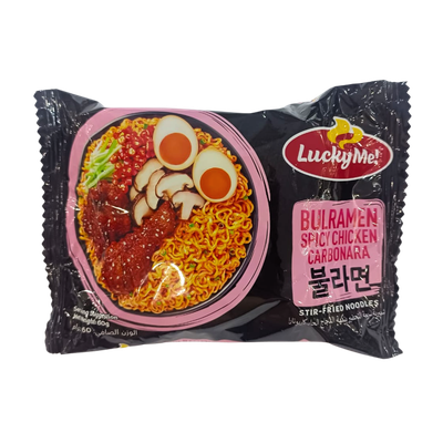 Lucky Me Bulramen Spicy Chicken Carbonara per pc