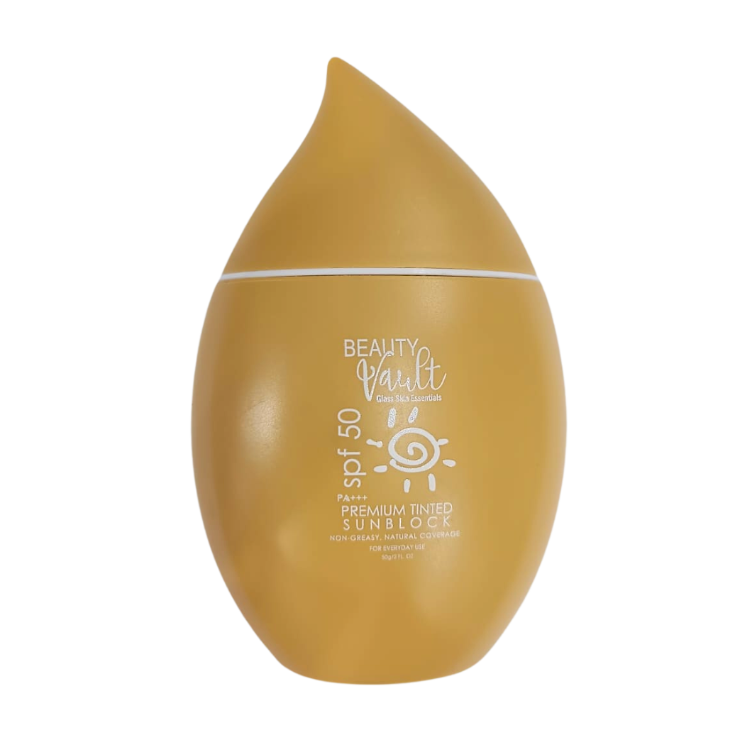 Beauty Vault Premium Tinted Sunblock SPF50 50g