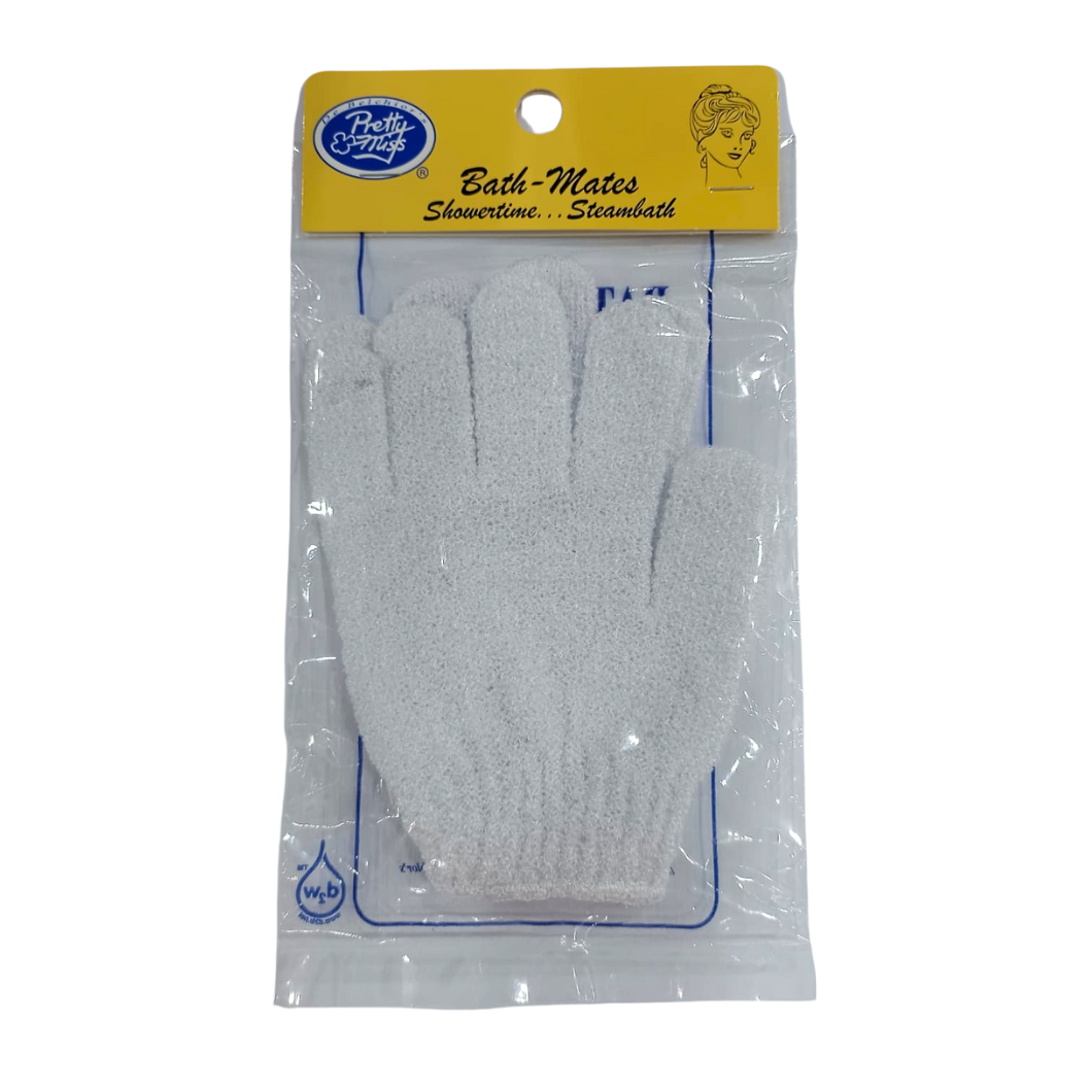 Pretty Miss Bath Mates Showertime Gloves White