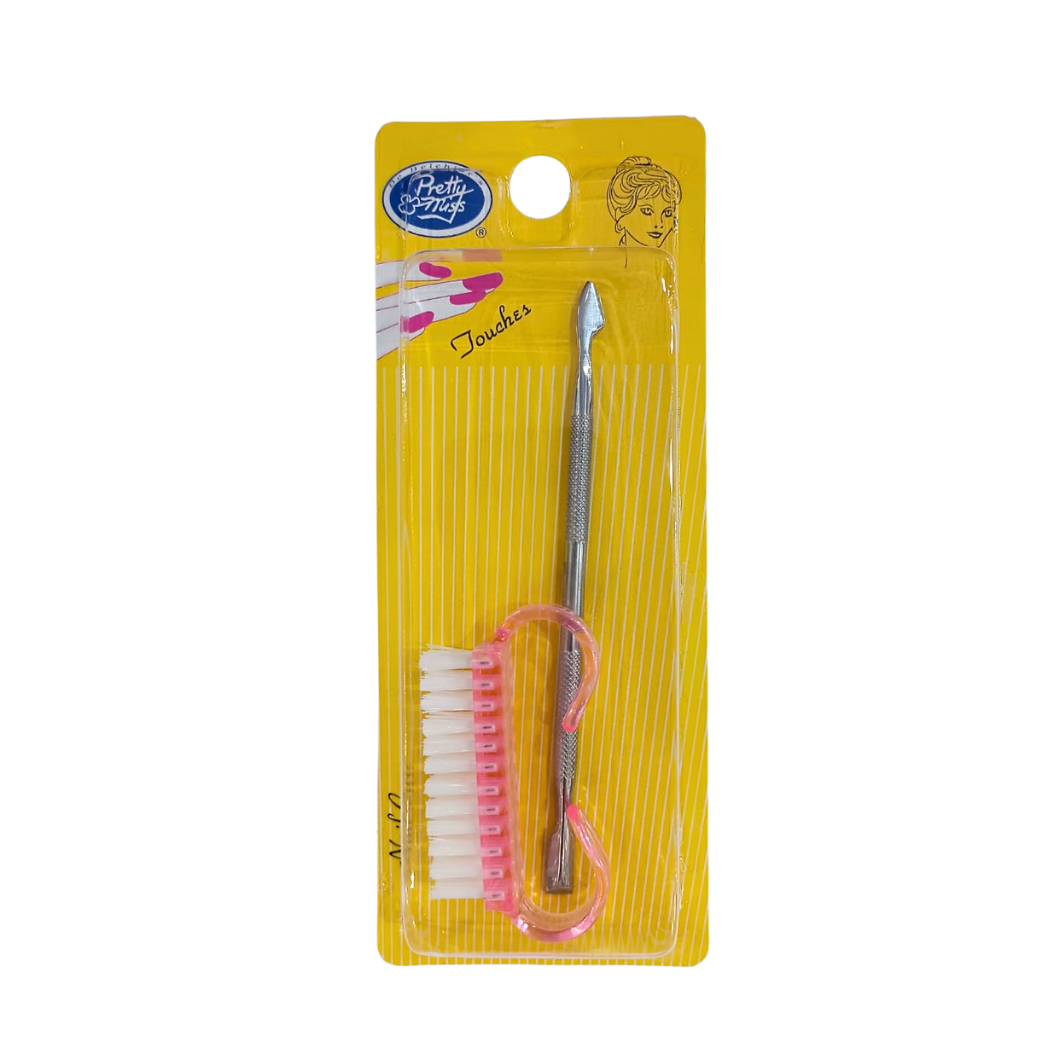 Pretty Miss Pusher + Brush (pink)