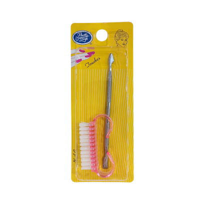 Pretty Miss Pusher + Brush (pink)