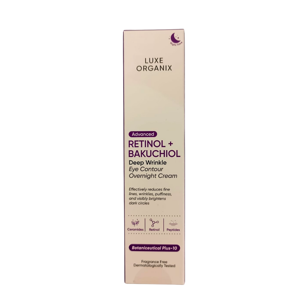 Luxe Organix Deep Wrinkle Eye Contour Overnight Cream 12g