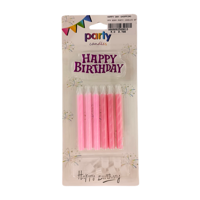 Candle - Happy Birthday (Pink)