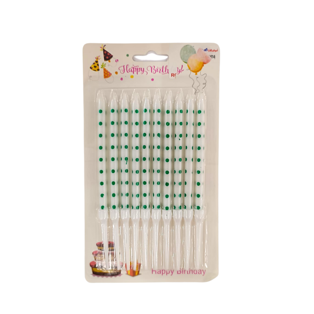 Candle - Happy Birthday (Green)