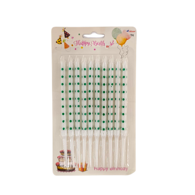 Candle - Happy Birthday (Green)