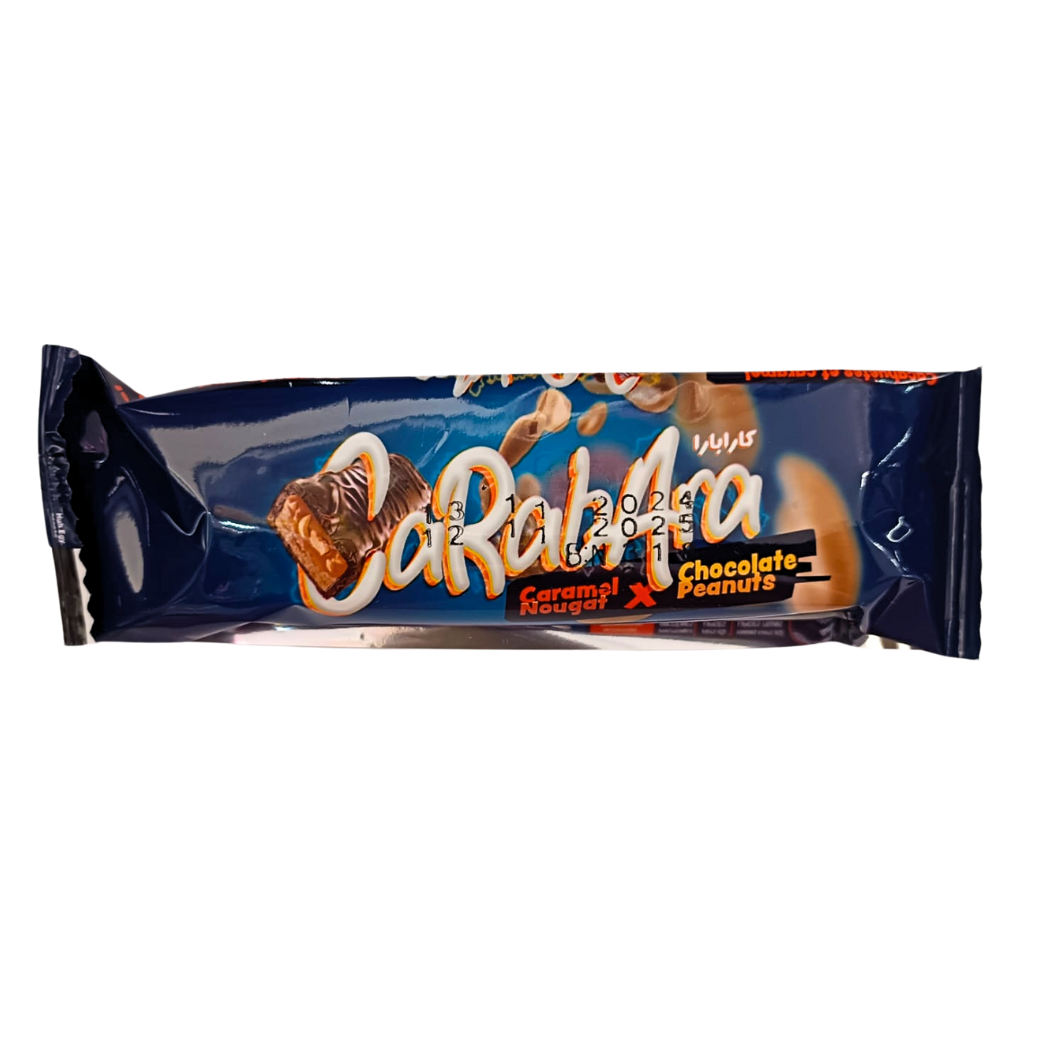 Caramel Nougat with Chocolate Peanuts