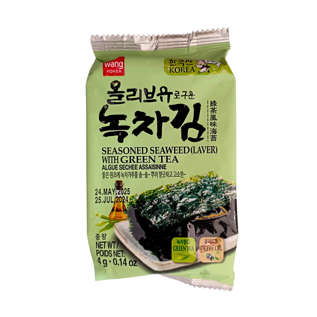 Seasoned Seaweed (Laver) with Green Tea