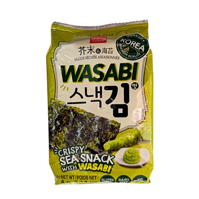 Wasabi Crispy Sea Snack with Wasabi