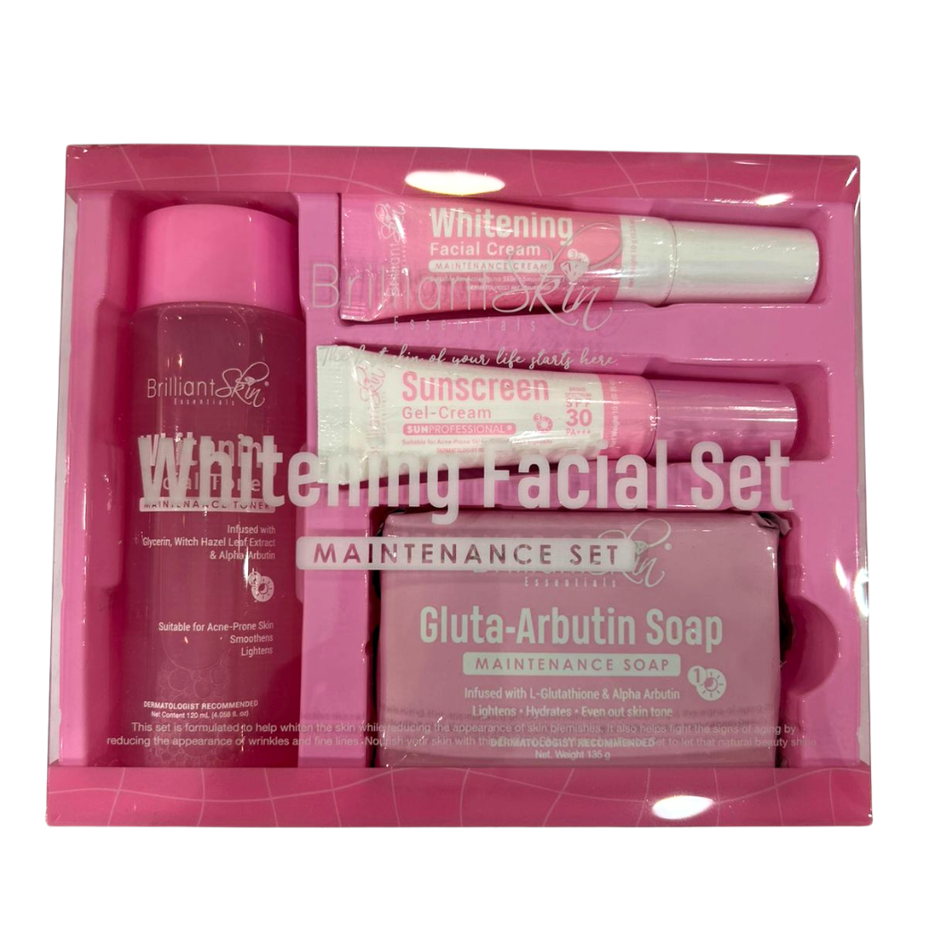 Brilliant Skin Whitening facial Set Maintenance Set (NEW)