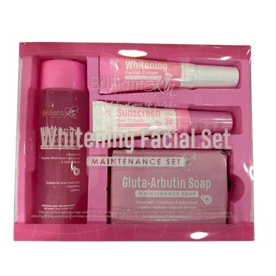 Brilliant Skin Whitening facial Set Maintenance Set (NEW)