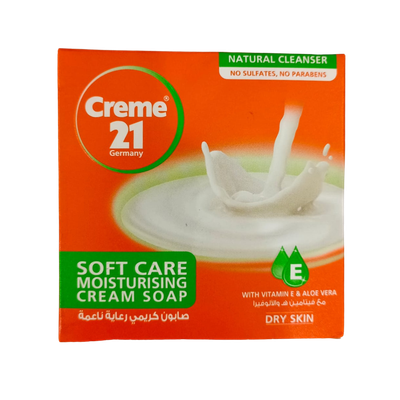 Creme 21 Moisturising Cream Soap (Dry Skin) 125g