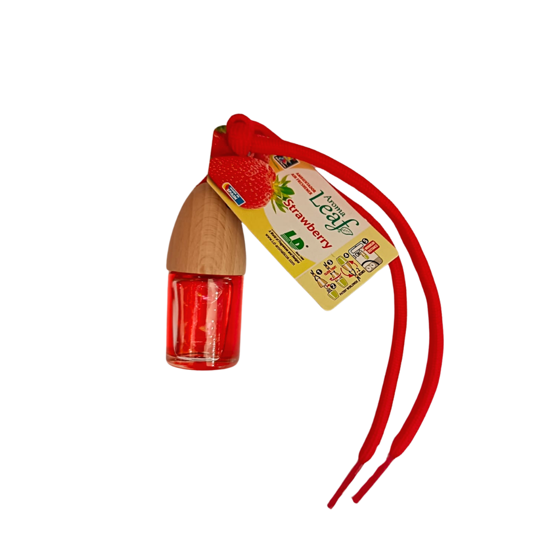 Aroma Leaf Strawberry Car Freshener