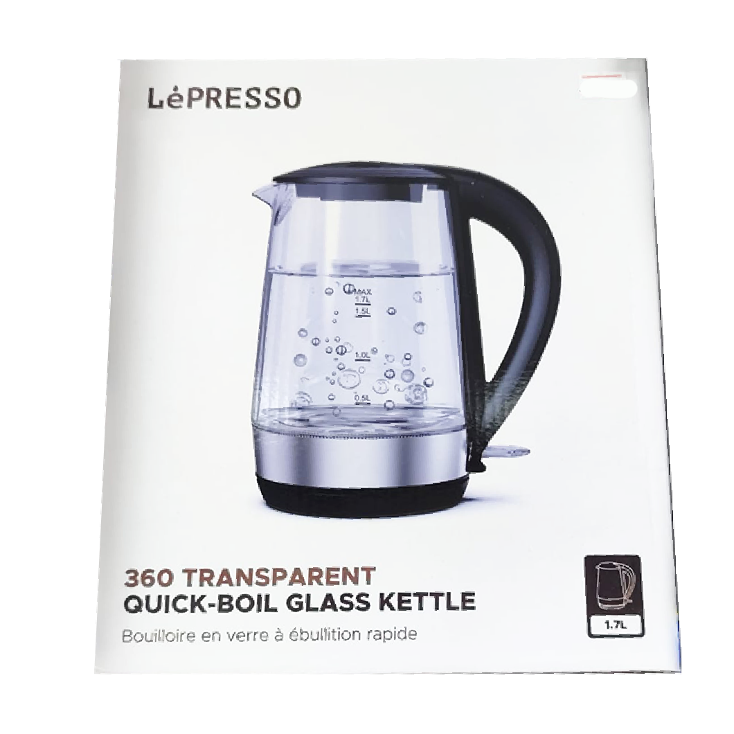 lePresso Glass Kettle