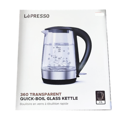 lePresso Glass Kettle