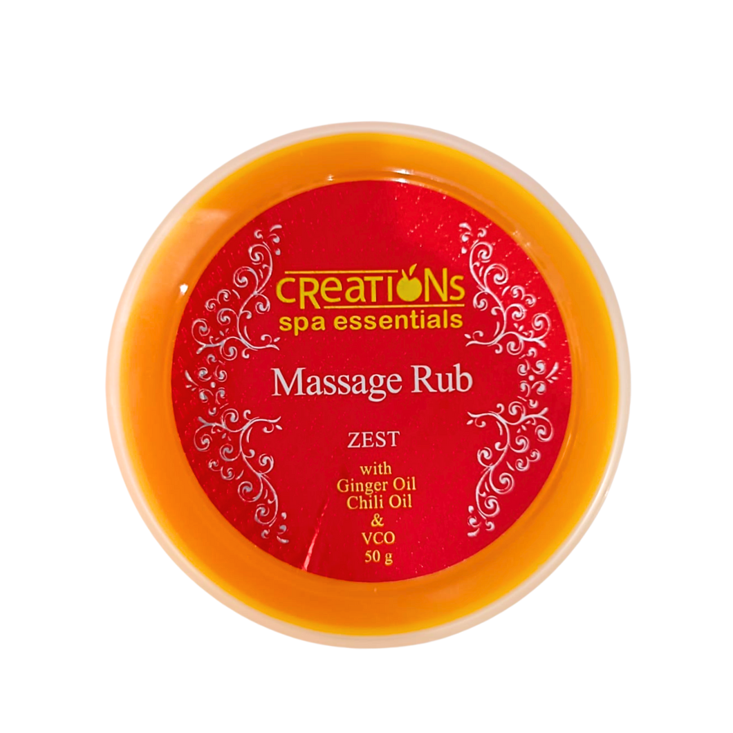 Creations Massage Rub Ginger Oil 50g