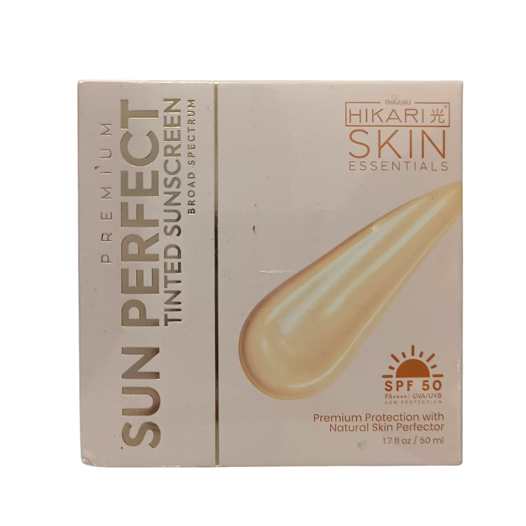 Hikari Sun Perfect Tinted Sunscreen SPF50 (48pcs)
