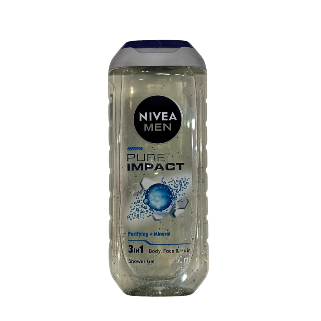 Nivea Men 3in1 Shower Gel (Body, Face and Hair) 250ml