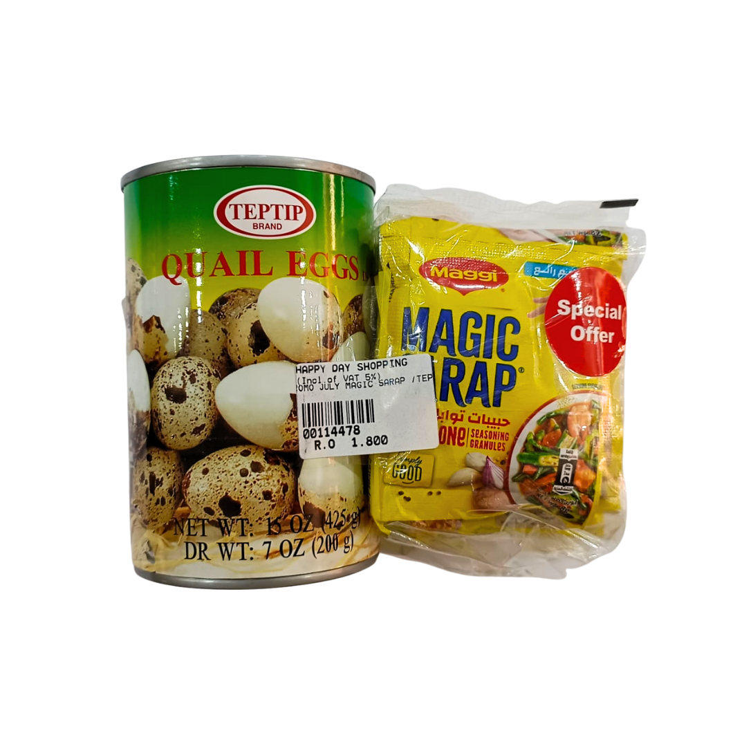 Promo - Teptip Quail Eggs + Magic Sarap