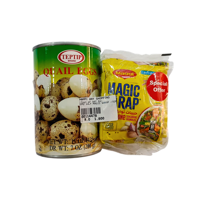Promo - Teptip Quail Eggs + Magic Sarap