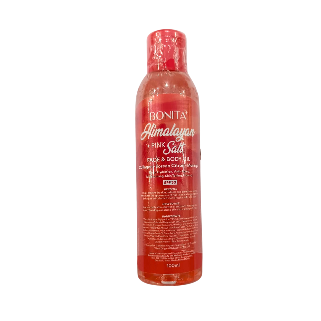 Bonita Himalayan Pink Salt Face &amp; Body Oil SPF30