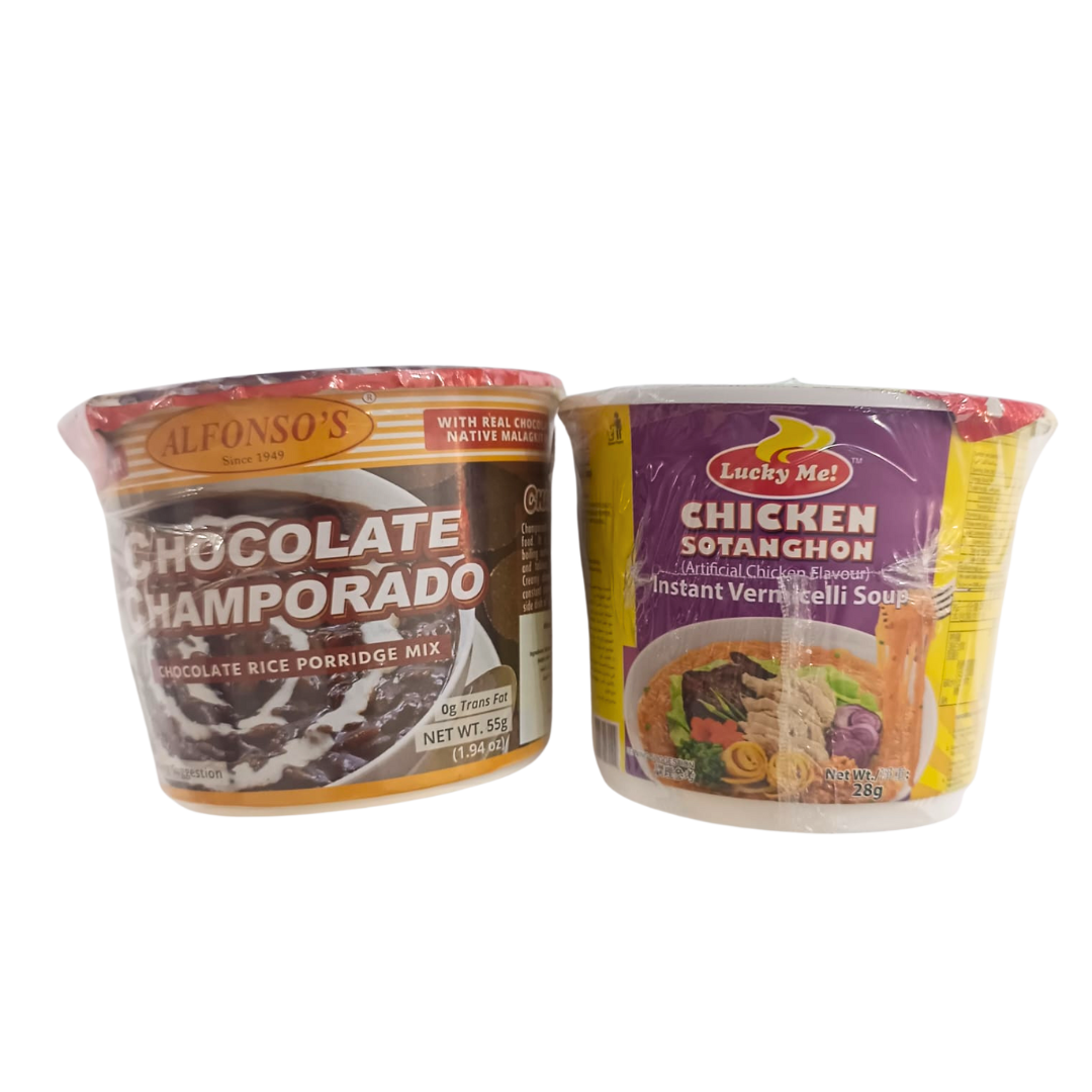 &#39;PROMO - Chocolate Champorado + Chicken Sotanghon