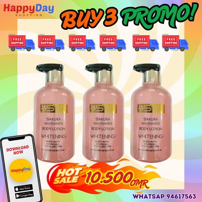 &#39;&#39;Buy 3 Promo - Sakura Lotion