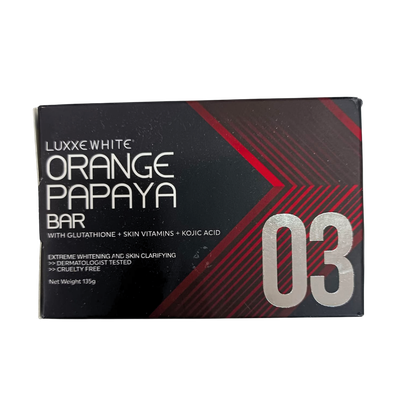 Luxxe White Orange Papaya Bar 03 Soap 135g