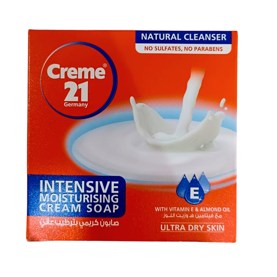 Creme 21 Intensive Moisturizing Cream Soap - Ultra Dry Skin ( NO SULFATE)