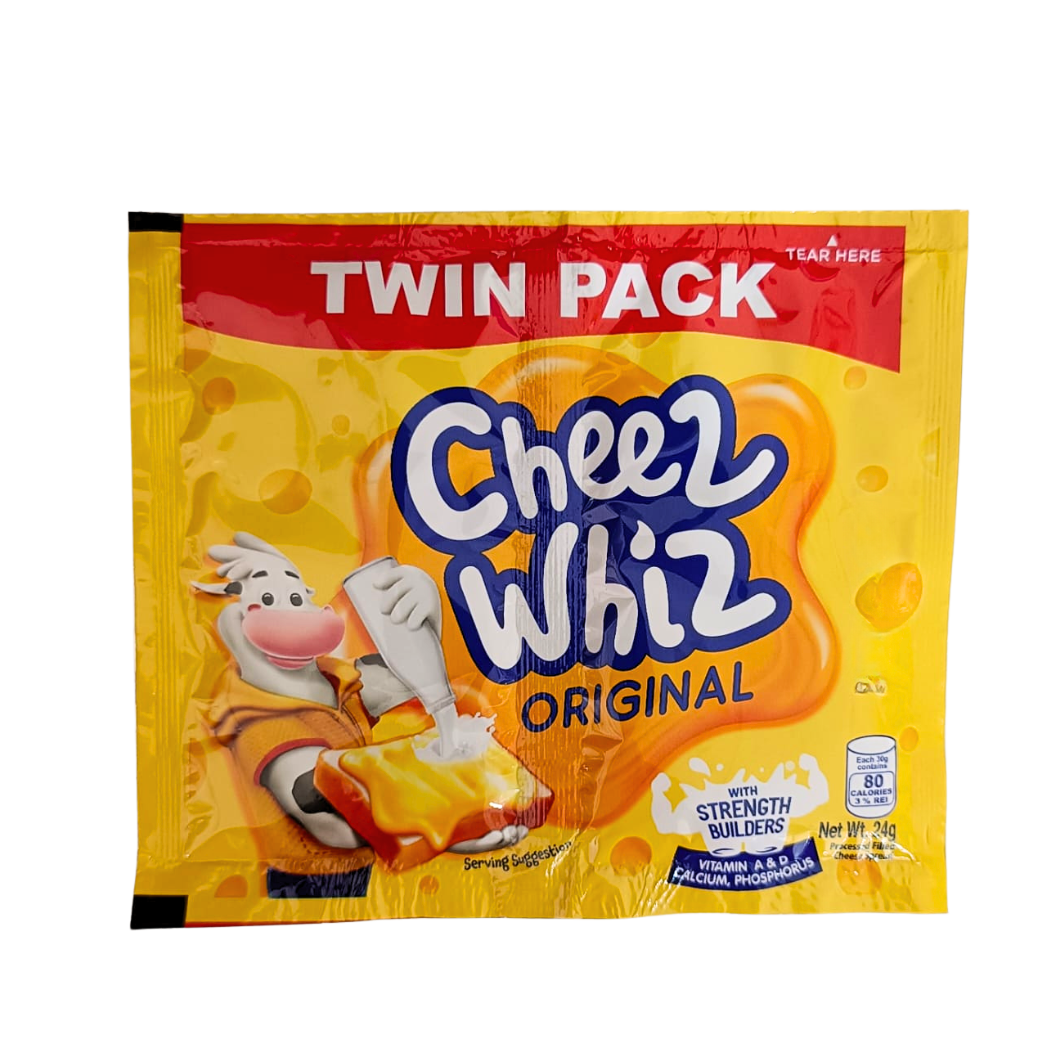 Cheez Whiz Original Twin Pack 24g