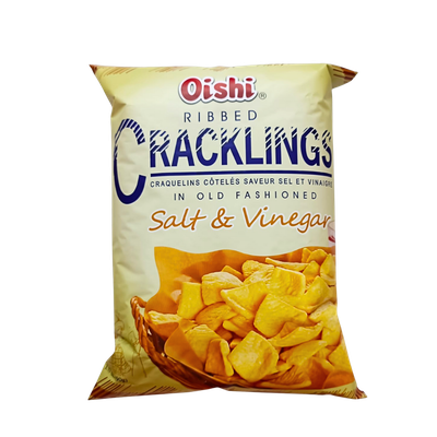 Oishi Cracklings Salt &amp; Vinegar 90g