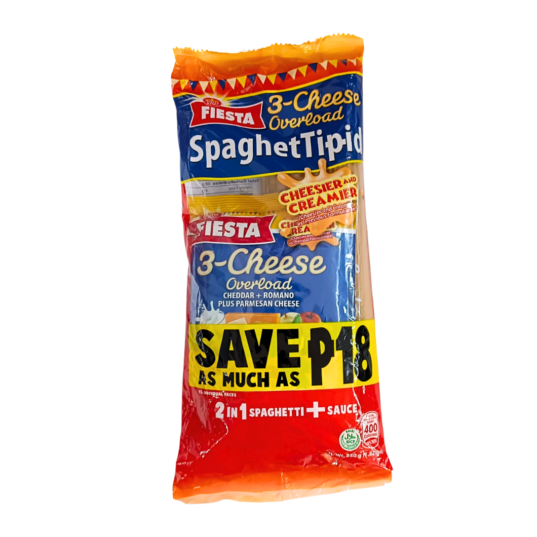Fiesta Spaghetti Tipid 3 Cheese + Pasta