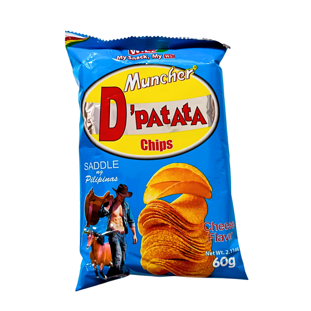 WL Muncher D&#39;Patata Chips Cheese 60g