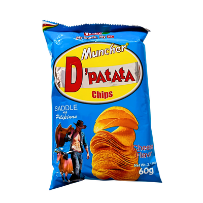 WL Muncher D&#39;Patata Chips Cheese 60g