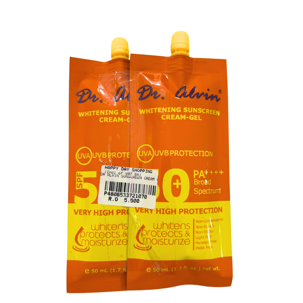 PROMO - Dr ALvin Sunblock SPF 50