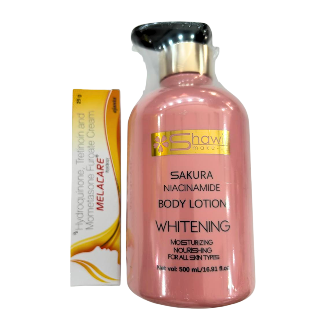 PROMO - Shawil Sakura Body Lotion + Melacare